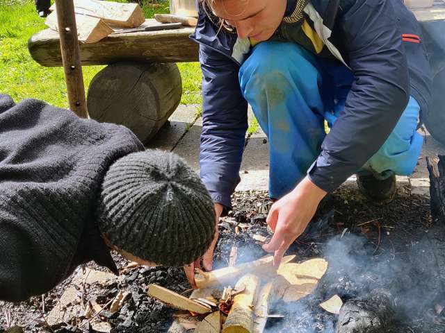 Grillplausch mit Freunden